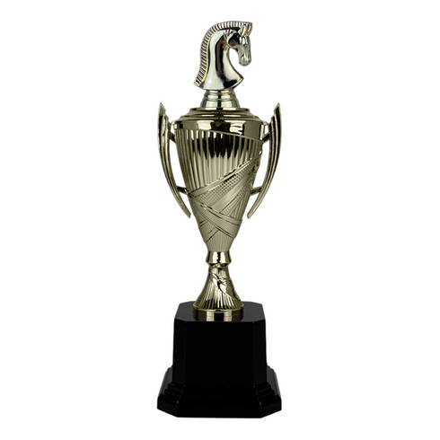 Trofeo de Copa con Figura Serie B27 de Ajedrez